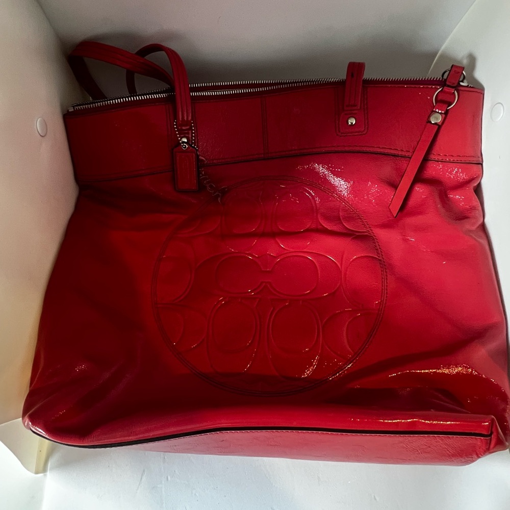 Pink Coach Tote Bag
